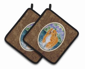 Nova Scotia Duck Toller Pair of Pot Holders