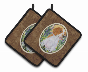 Welsh Springer Spaniel Pair of Pot Holders