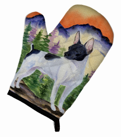 Rat Terrier Oven Mitt