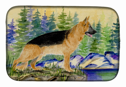 German Shepherd Dish Drying Mat