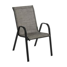 Heritage Park Steel Stacking Chair (1 Pack), Grey