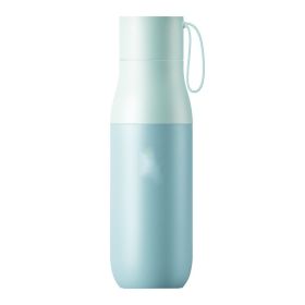 Stainless Steel Large Capacity Intelligent Temperature Cup (Option: Blue-450ML)