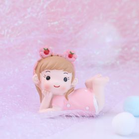 Philharmonic Allen Prince Cake Decorating Piece Resin Artifact Birthday Cute Party Decoration (Option: Princess-Sleep)