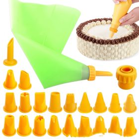 Squeeze nozzle piping bag (Color: Green)