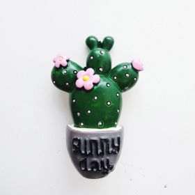 Car Air Outlet Perfume Clip Creative Simulation Potted Cactus Car Air Conditioner Air Outlet Clip Car Decoration (Option: Plum blossom)