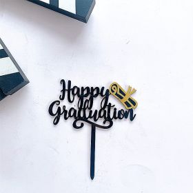 Acrylic Graduation Season Cake Decoration Insert (Option: 13 Style)