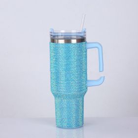 Fashion Creative Large-capacity Sticker Drill Cup (Color: Blue)