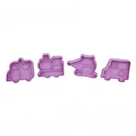 Three-dimensional biscuit mold baking household tools (Option: Car set)