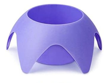 Outdoor Entertainment Seaside Plastic Beach Cup Saucer (Option: Purple-51to100ML)