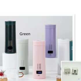 Electric Kettle Insulation Integrated Cup (Option: Green-US)