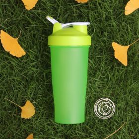 Sports Fitness Dried Egg White Milkshake Shake Cup (Option: Green-600or700)