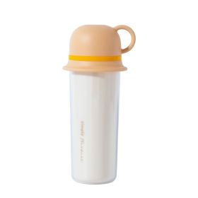 Portable Three-in-one Travel Mouthwash Cup (Option: Yellow-301or400ml)