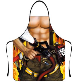 Men's And Women's Fashion Eccentric Personality Creative Printing Apron (Option: 2style-80x60cm)