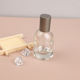 Glass Large Capacity Perfume Sub-bottles (Option: Gray Lid-50ML)