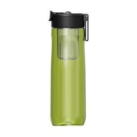 Ball Magnetic Elastic Tea Cup Men's Tea And Water Separation (Option: T3512 Green-Conventional)