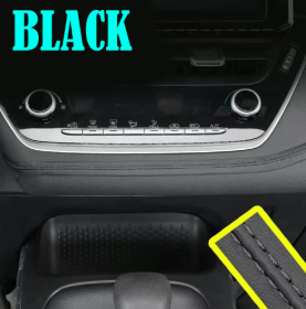 Interior Modification Special Car Door Car Gap Pocket (Option: 0.5M-Black Leather Black Line)