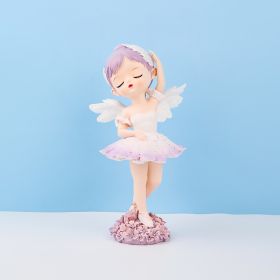 Ballerina Girl Home Decor Piece Cake Decoration (Option: Standing A)