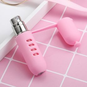 Portable Silicone Perfume Sub-bottles Bottom Filling (Option: Pink-5ml)