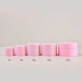 Powder Bottle Cream Ointment Plastic Separately Packed Case (Option: Pink-10G)