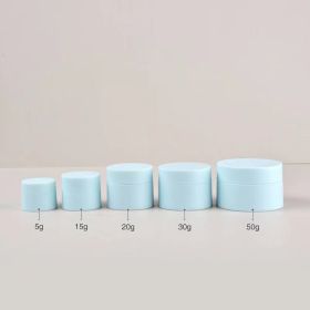 Powder Bottle Cream Ointment Plastic Separately Packed Case (Option: Blue-50g)